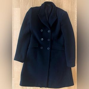 Black Theory Wool Coat, size Small